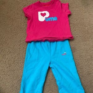 Puma toddler size 18-24 outfit